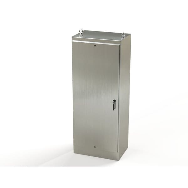 3 Point Latch with Padlock/Keylock Handle Electrical Enclosures, 90 in H, 24 in D, 36 in W